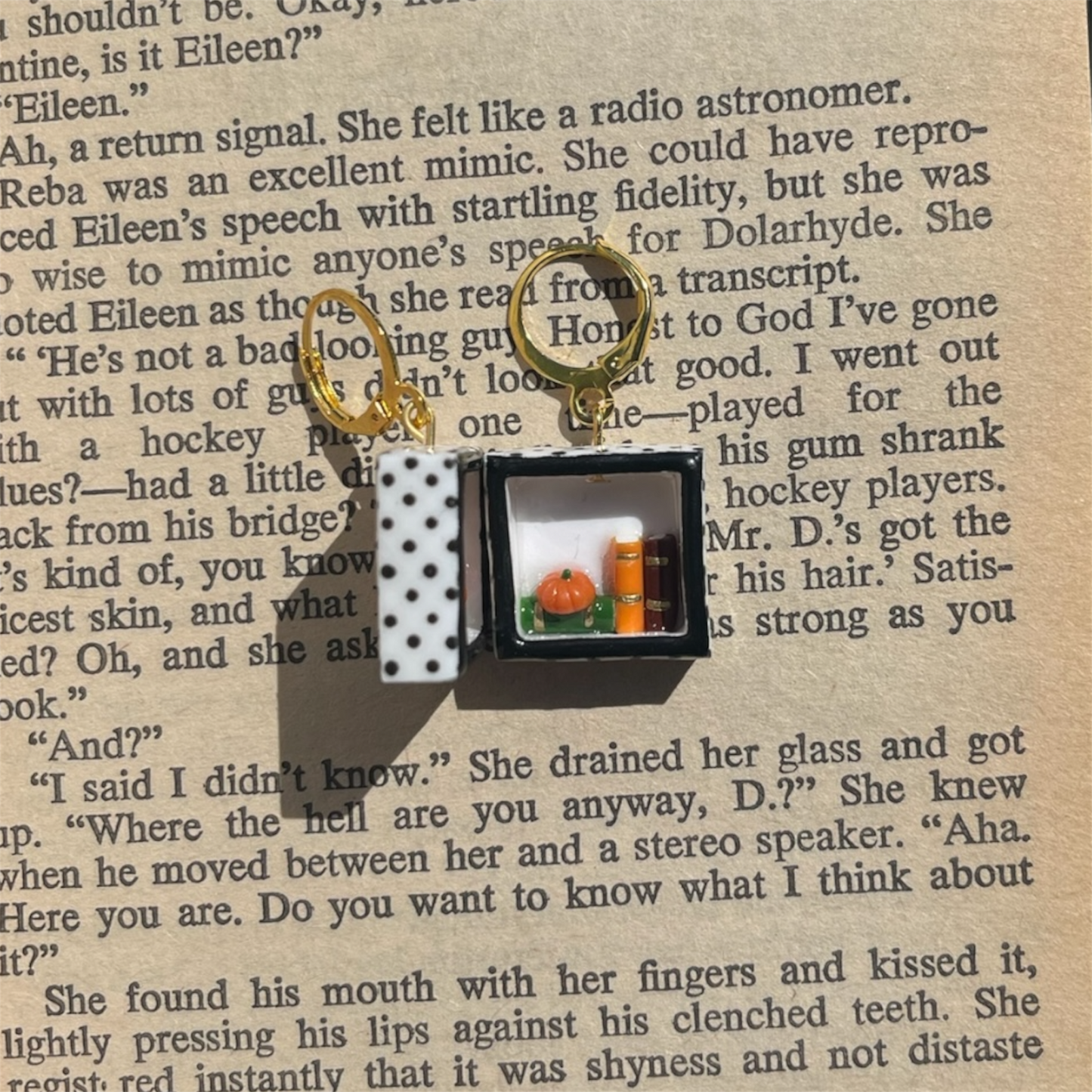 The Dotted Pumpkin Earrings