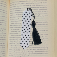 Black and White Dotted Bookmark