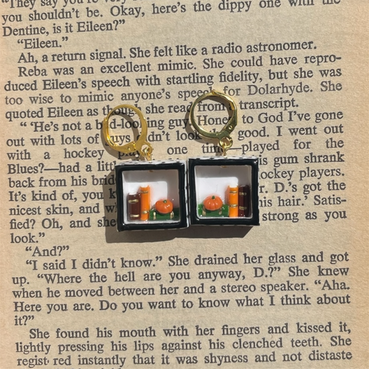 The Dotted Pumpkin Earrings