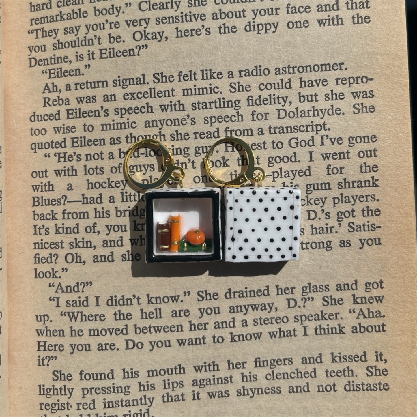 The Dotted Pumpkin Earrings